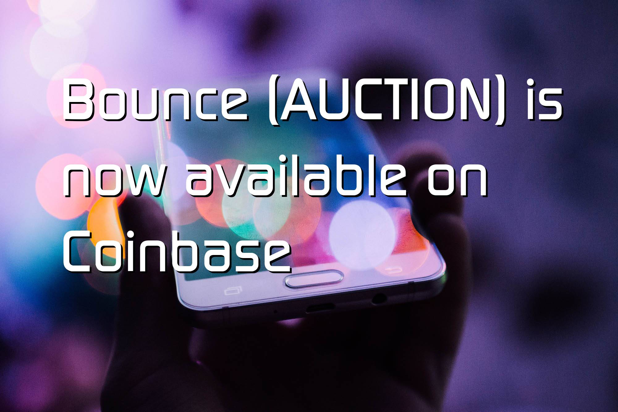 @$64935.03 Bounce (AUCTION) is now available on Coinbase