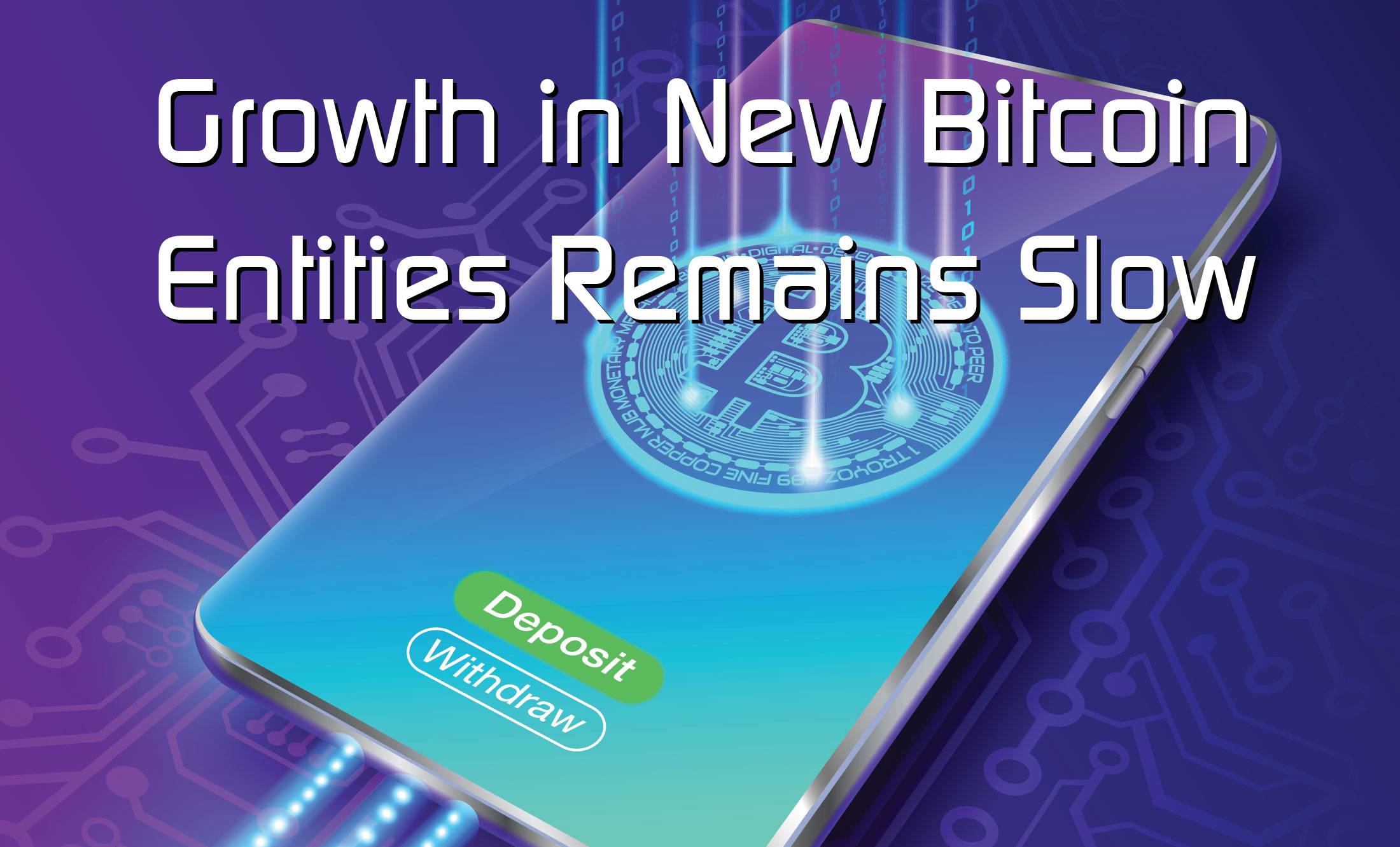 @$66712: Growth in New Bitcoin Entities Remains Slow