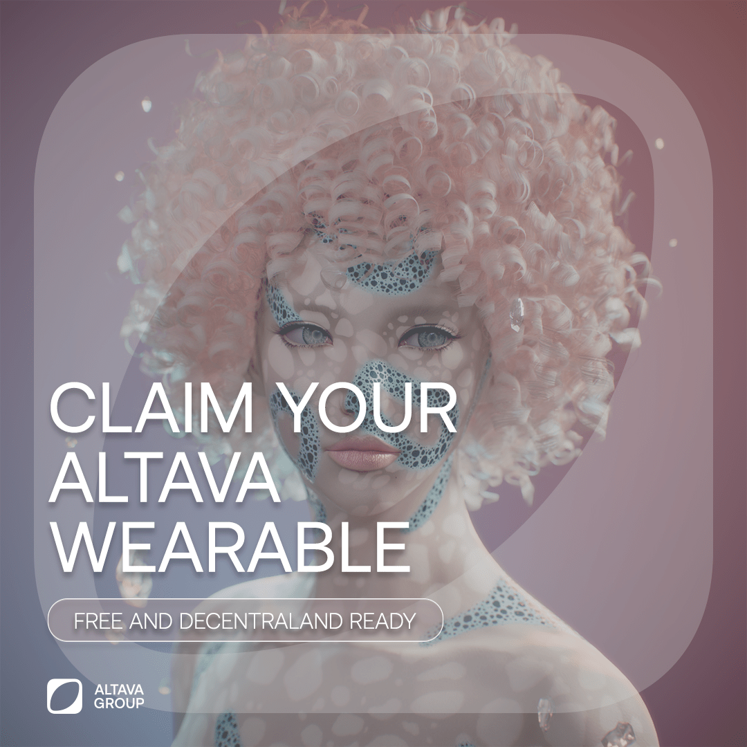 FREE ALTAVA Jacket wearable in Decentraland Coins In ALTAVA x Exclusible Crypto Airdrop!