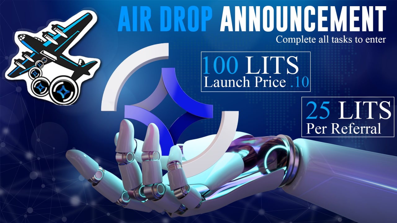 FREE Lit Coins In LitBit Finance Crypto Airdrop!
