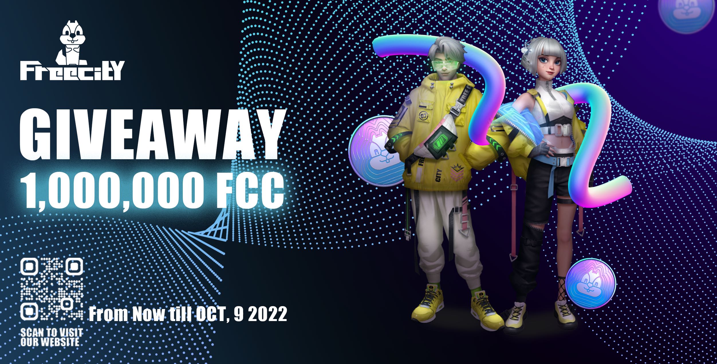FREE FCC Coins In FreeCity Crypto Airdrop!
